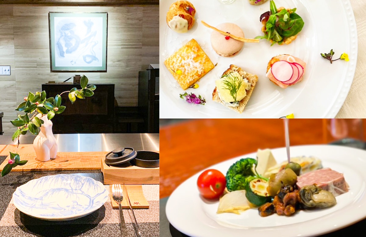 龍神みつやまの内観と料理